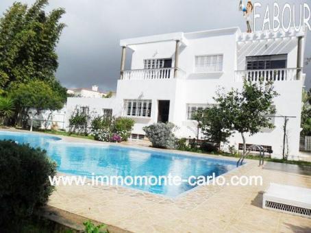 Location villa Rabat avec piscine à Souissi