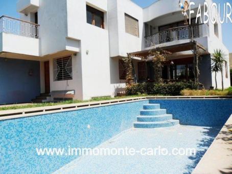 Location villa avec piscine à Rabat