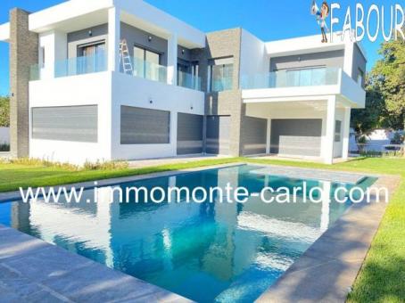 Villa neuve de luxe en location à Rabat