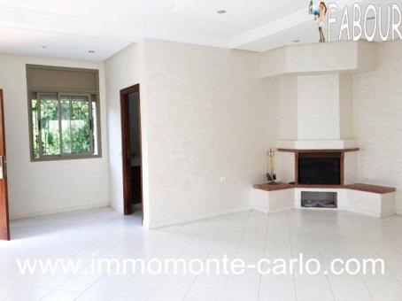 Villa refaite à neuve à louer à Hay Riad Rabat Maroc