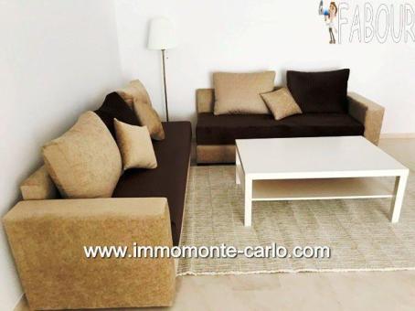 Appartement neuf meublé standing à louer Agdal Rabat