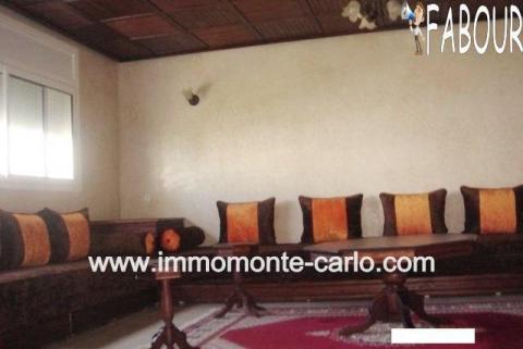 Appartement meublé avec terrasse à louer à Bassatine Al Manzeh